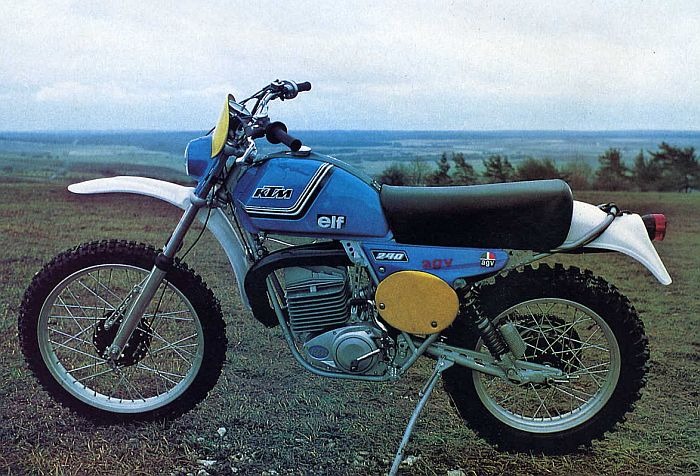 Rénovation KTM 250 ISDT 1976 du plat pays