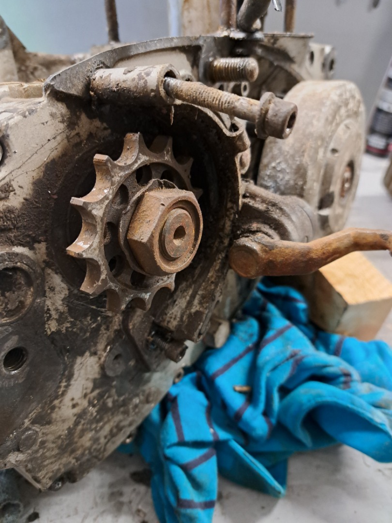 Rénovation KTM 250 ISDT 1976 du plat pays