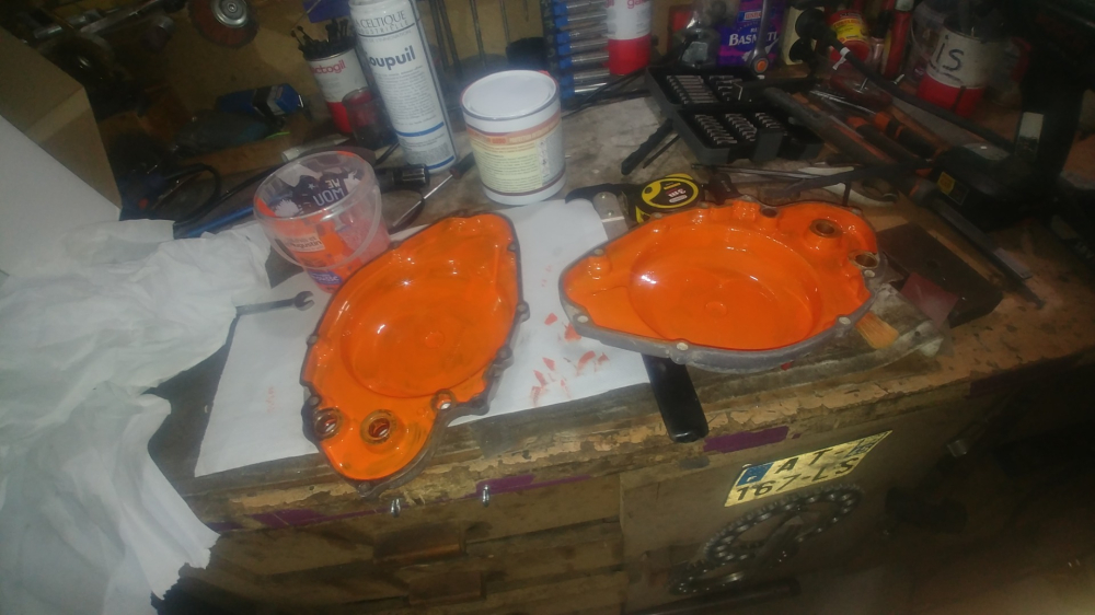 Rénovation KTM 250 ISDT 1976 du plat pays