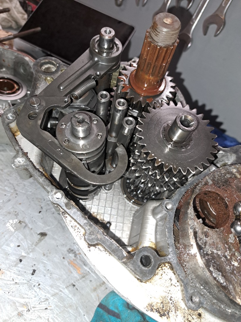 Rénovation KTM 250 ISDT 1976 du plat pays