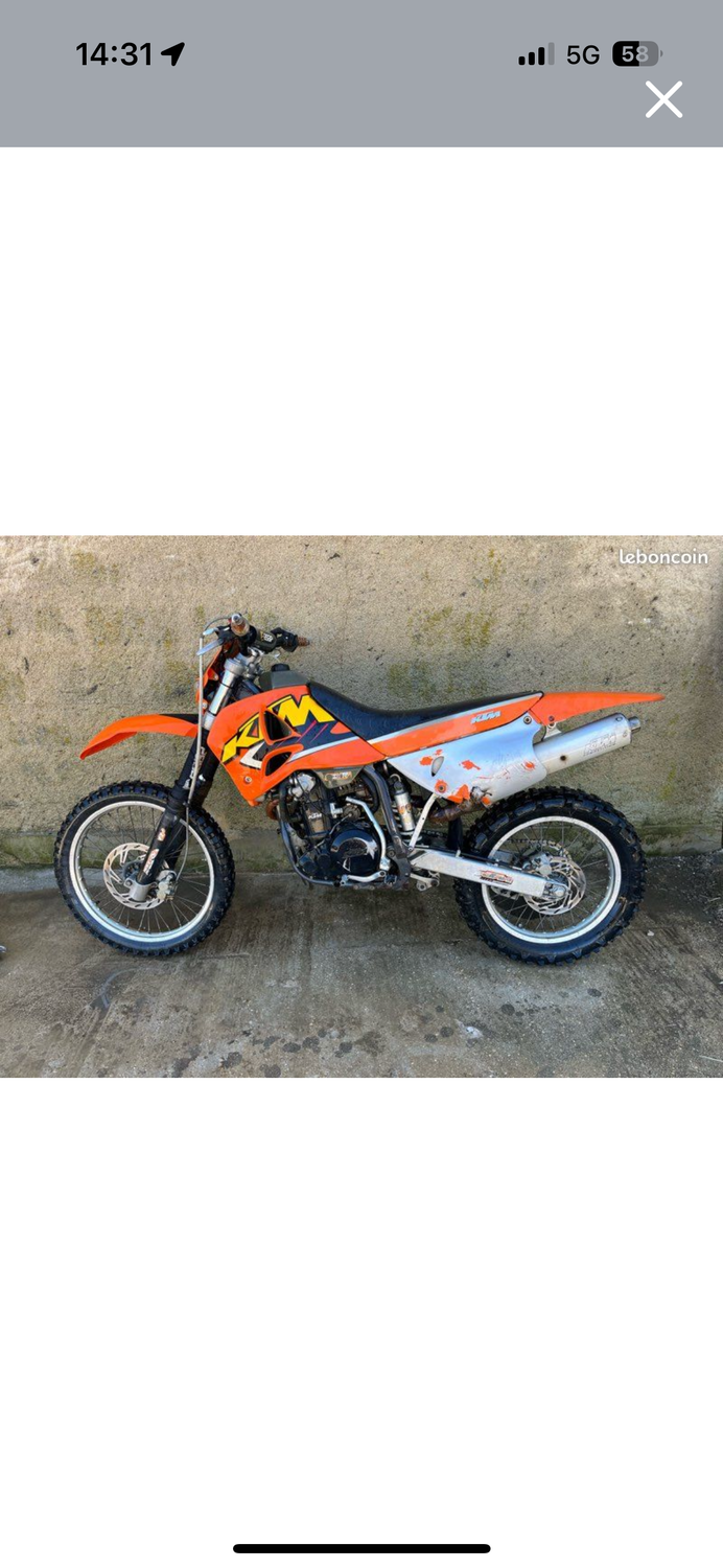 Révision fourche ktm 400 lc4 1998
