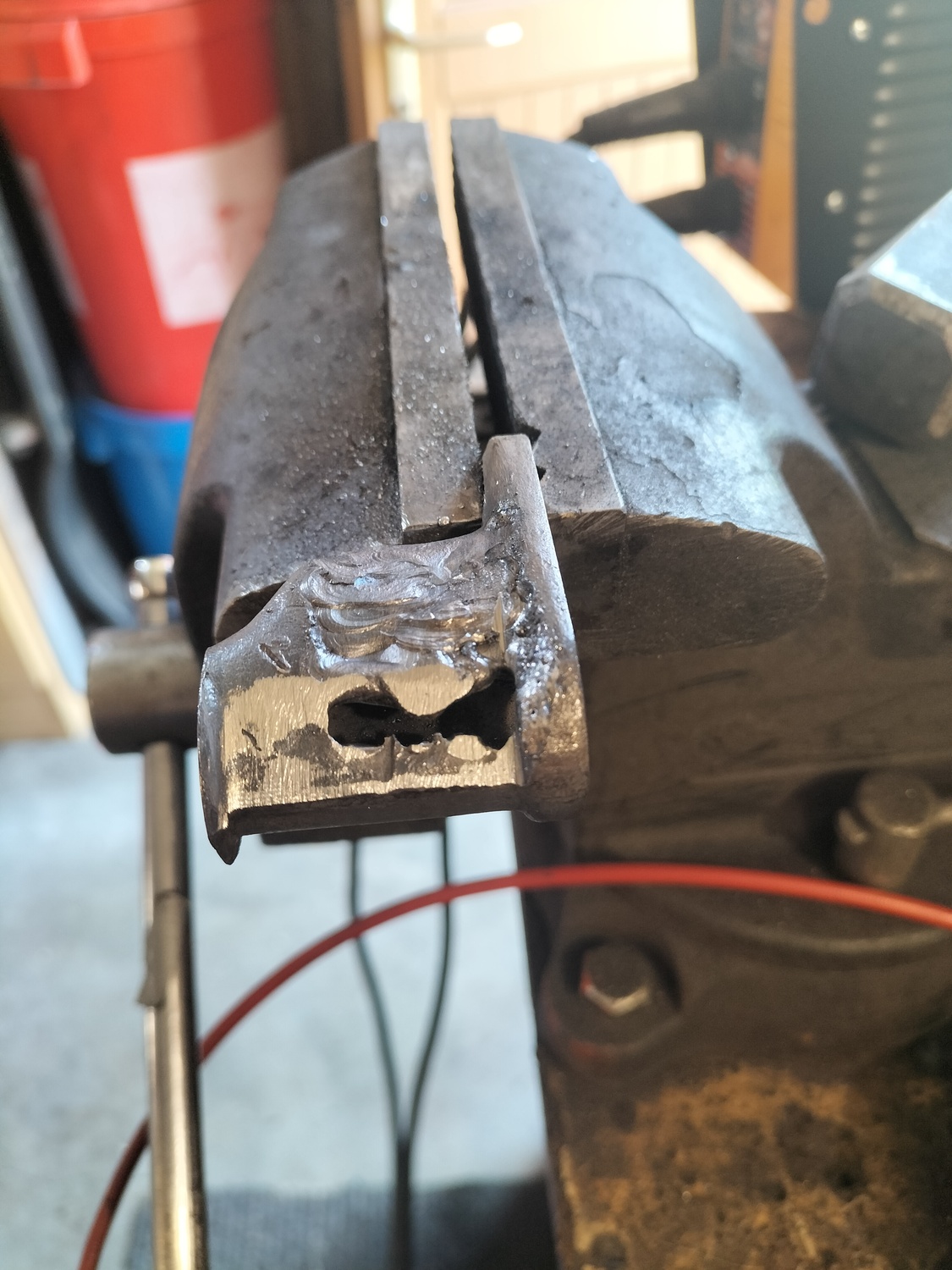 Photo ancrage béquille centrale ktm 1979 80