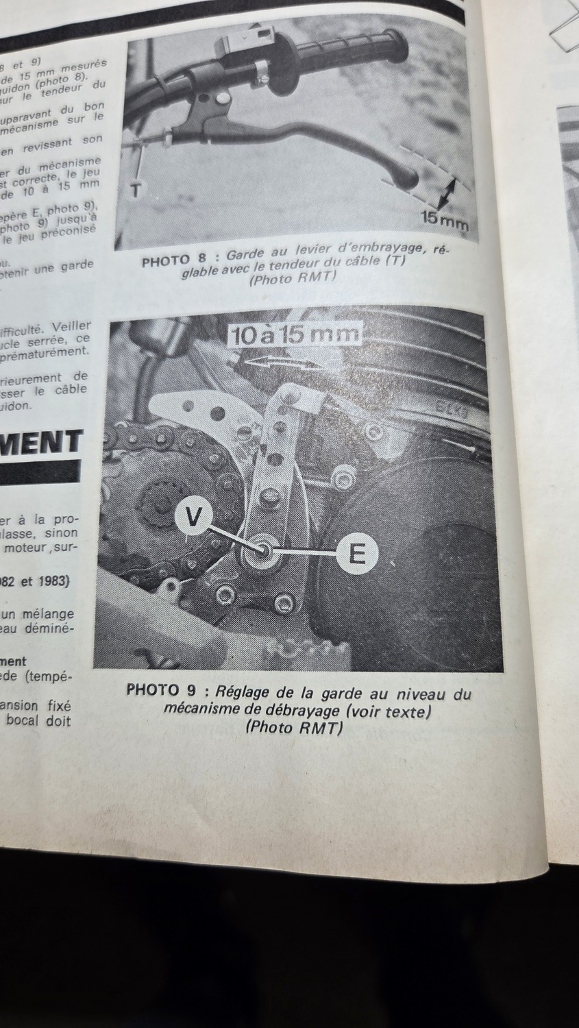 Embrayage 125ktm rv